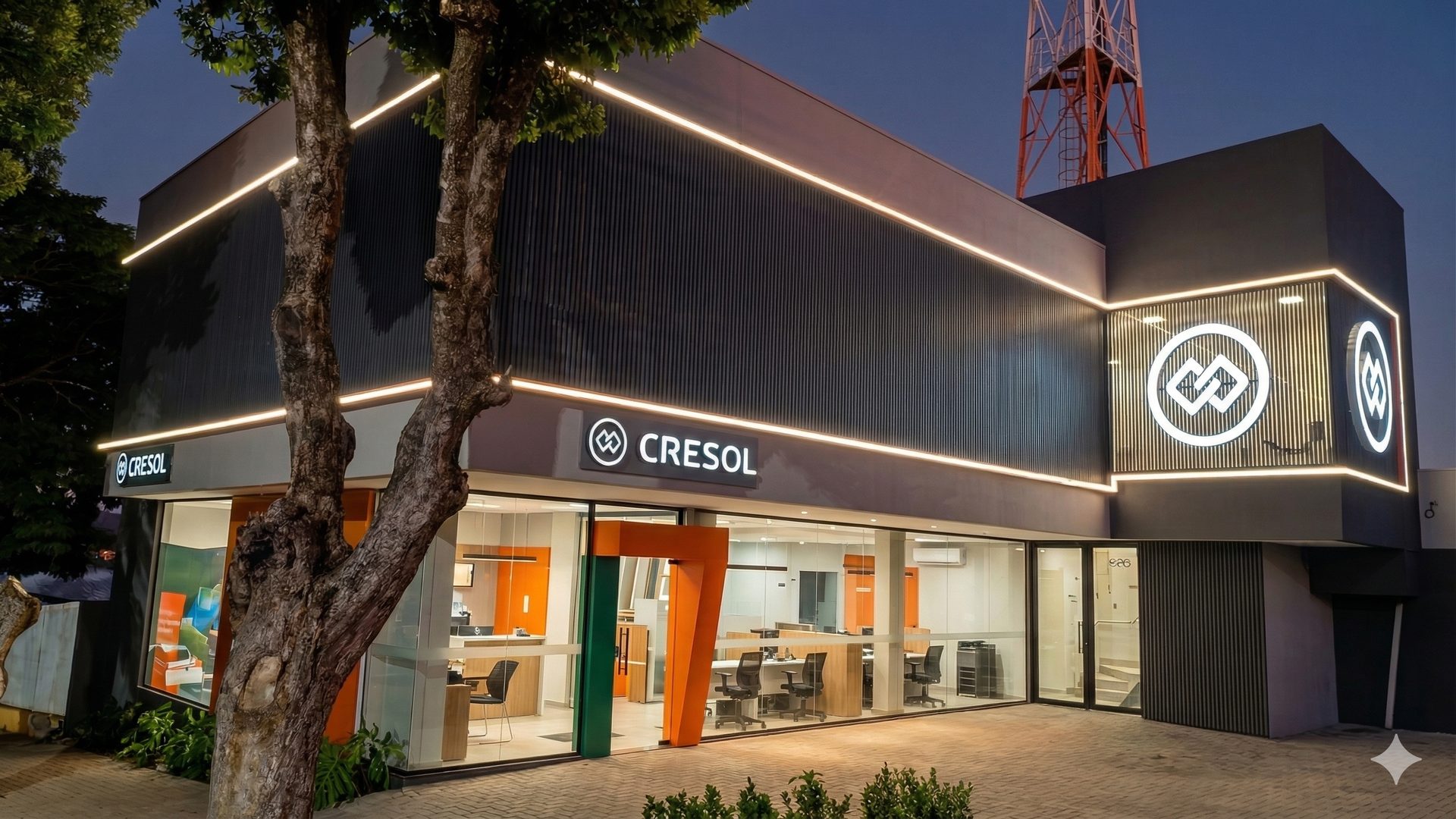 Cresol — Jacarezinho PR fachada completa